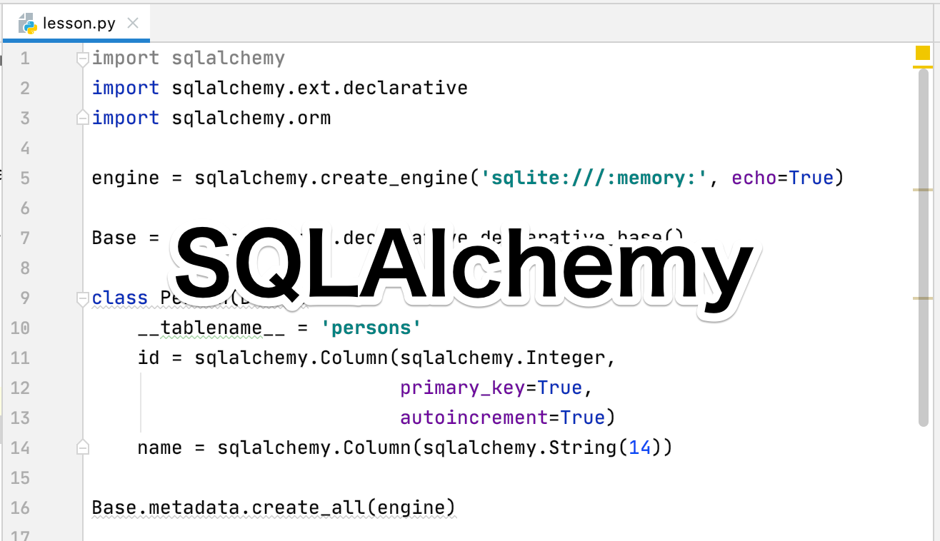 Python SQLAlchemyの使い方　Udemy講座