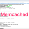 【Python】Memcachedでデータベースを操作する