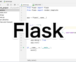 Python　flask Webサーバー