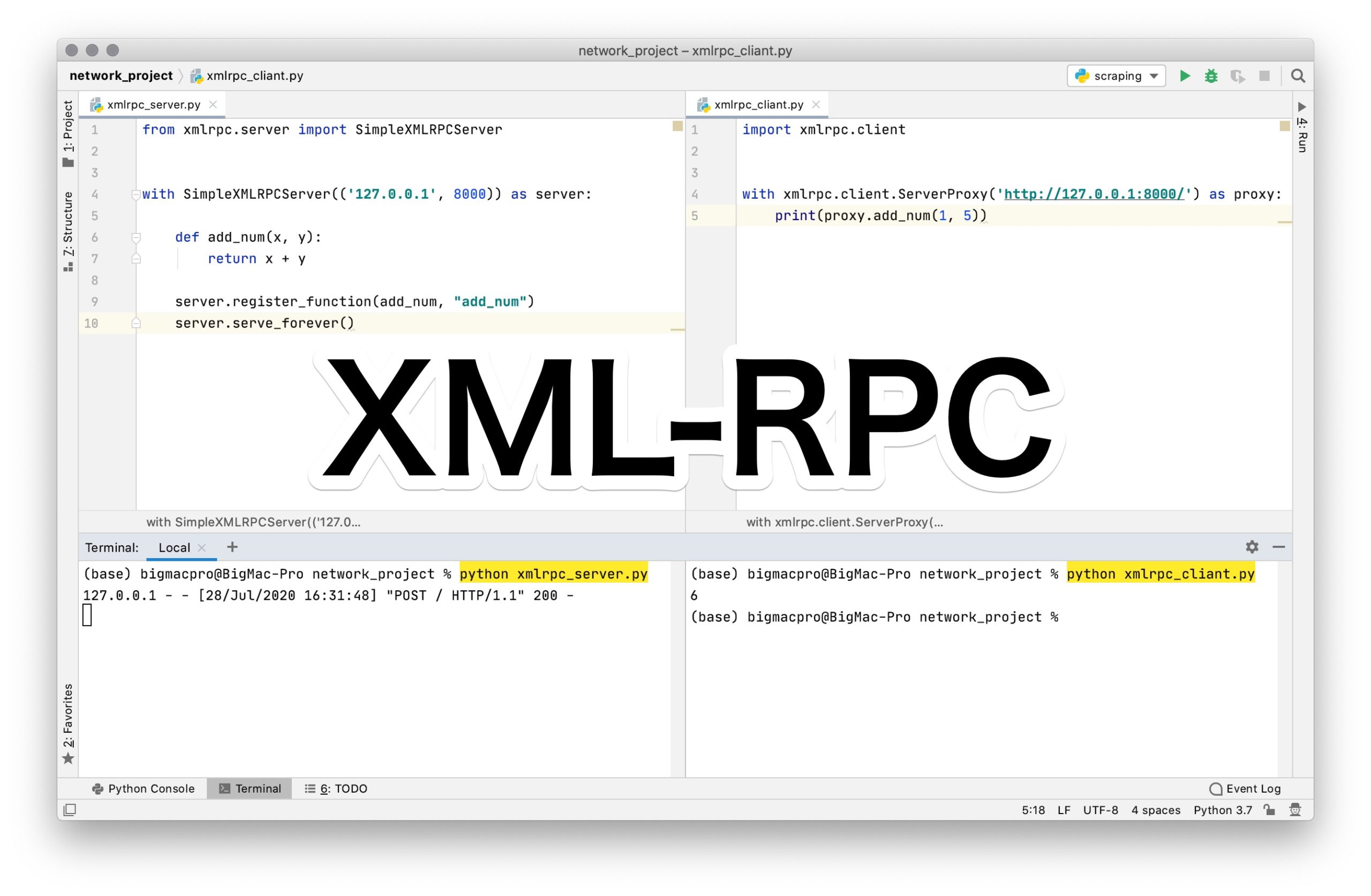 Python　XML-RPC