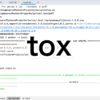 【Python】toxで作ったvirtualenvをチェック