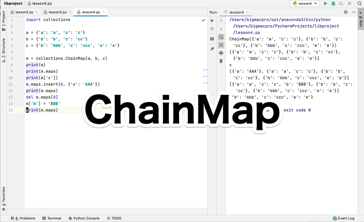 Python ChainMap