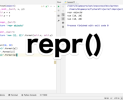 Python repr()の動作をクラスとformat()で確認