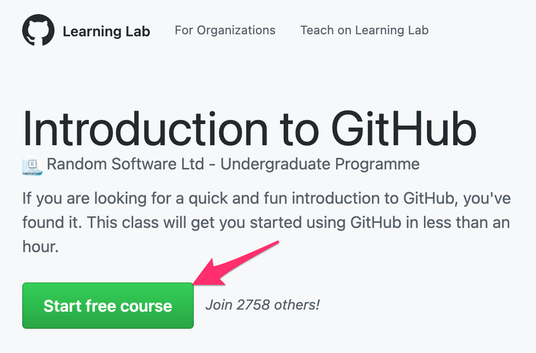 GitHub learning Lab